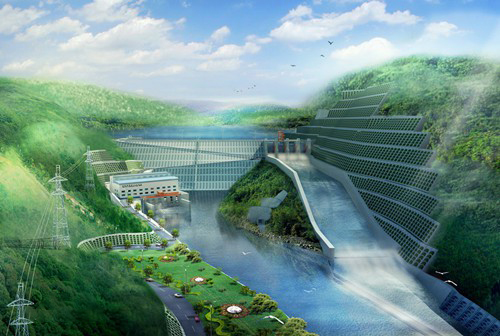板桥镇老挝南塔河1号水电站项目
